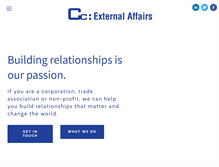 Tablet Screenshot of ccexternalaffairs.com